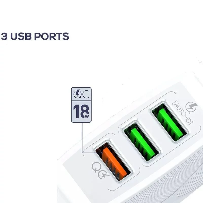 شارژر اورجینال سه پورت LDNIO