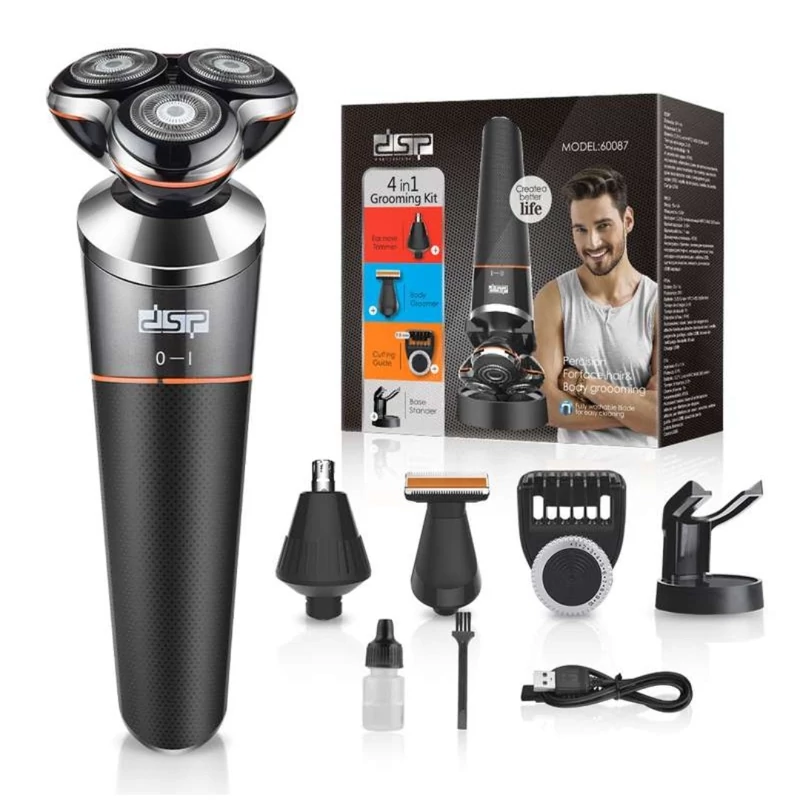 ماشین ریش تراش 4 کاره دی اس پی dsp مدل 60087