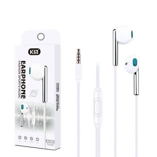 هندزفری KIN مدل K1103 کیفیت صدا و مکالمه عالی  در رنگبندی مختلف