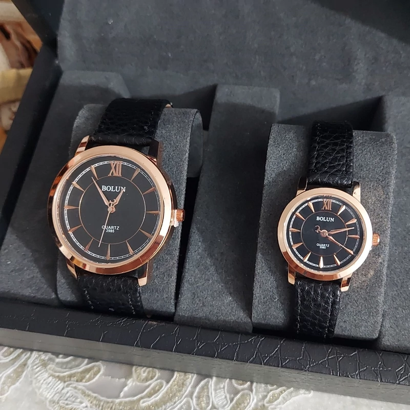 ساعت ست عقربه ای بولون صفحه مشکی(ارسال رایگان)