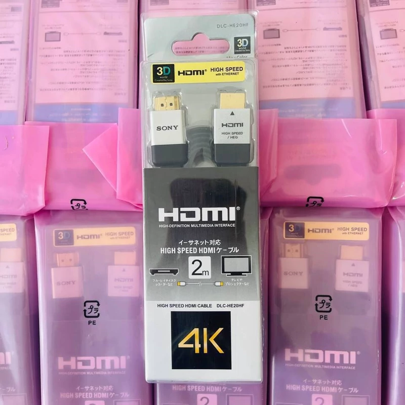 کابل اچ دی ام آی سونی فلت 2 متری HDMI 
