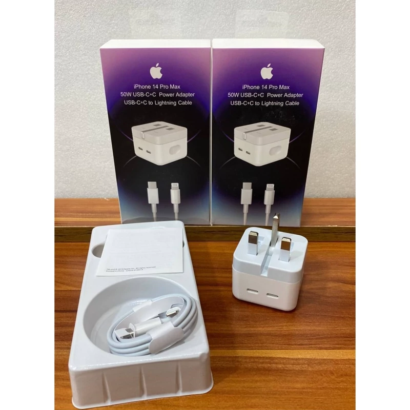 کله شارژر آیفون 14 کیفیت عالی 50 وات