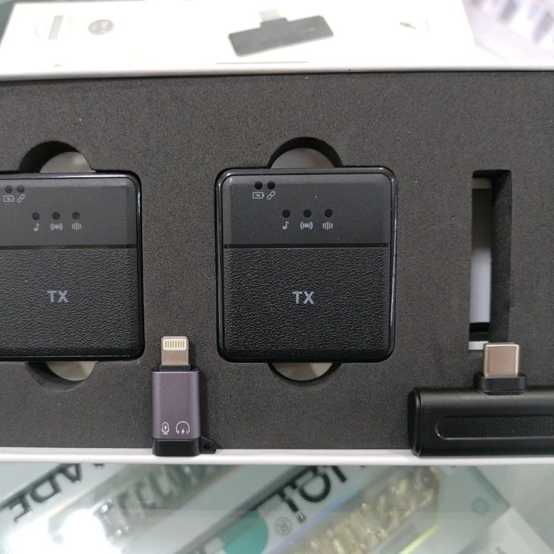 میکروفون یقه ای بیسیم SX8 تایپ سی و لایتنینگ