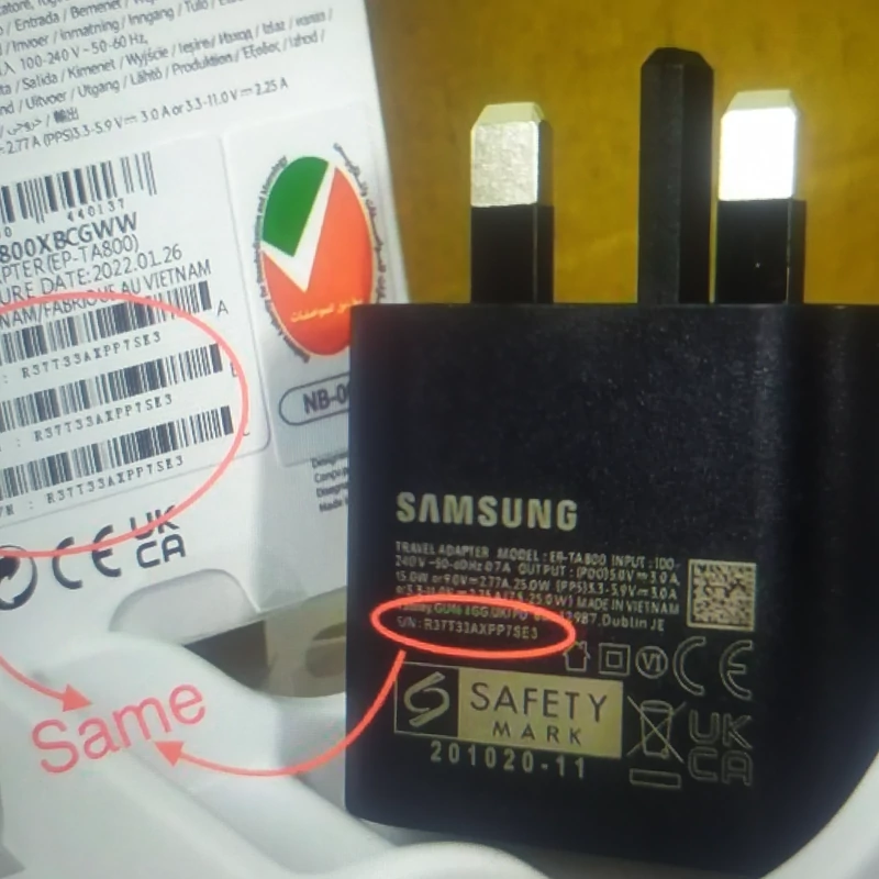 کلگی شارژر سامسونگ 25وات