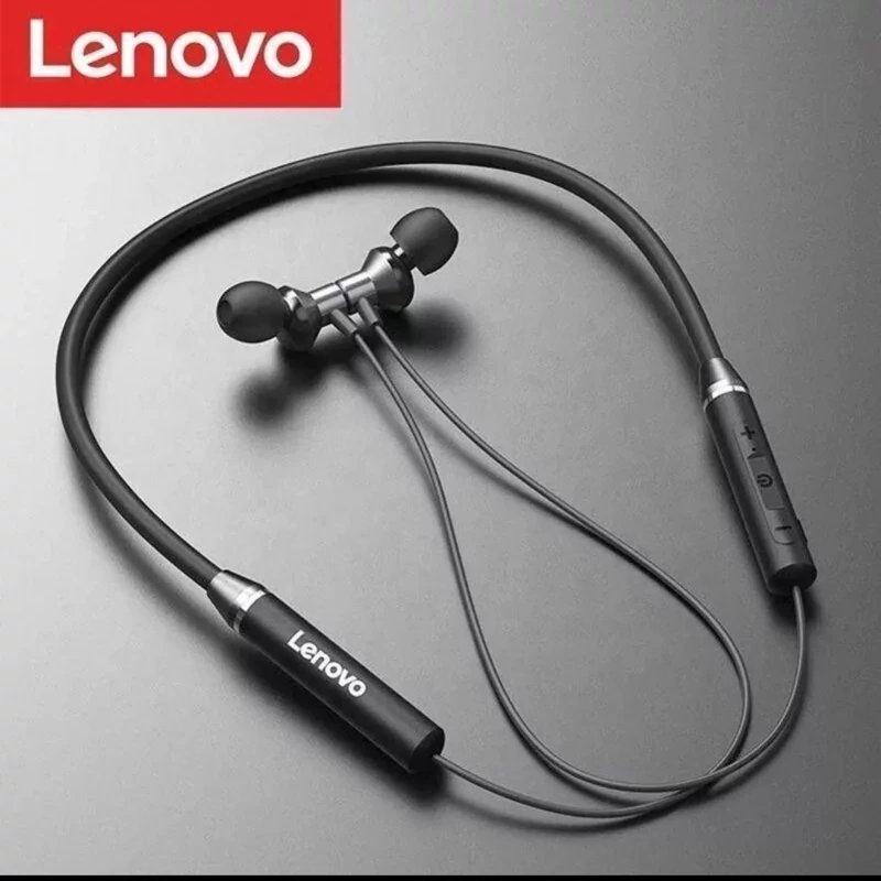 هندزفری بلوتوثی گردنی Lenovo مدل HE05 رنگ مشکی