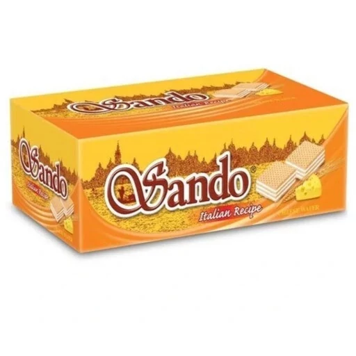 ویفر ساندو با طعم پنیر بسته 24 عددی