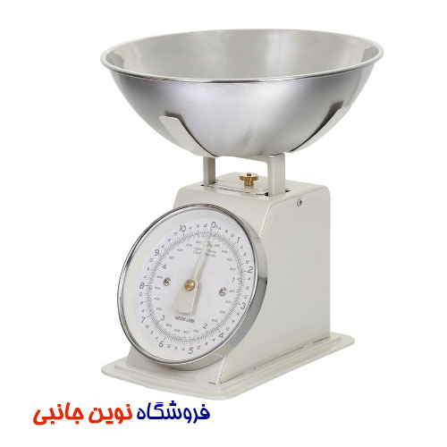 ترازو عقربه ای آشپزخانه گرین لاین مدل GNVNKSCACM ا Green Lion Vintage Kitchen Scale with Stainless Steel Bowl (تک / عمده