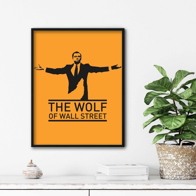 تابلو آتریسا طرح پوستر فیلم the wolf مدل ATm150