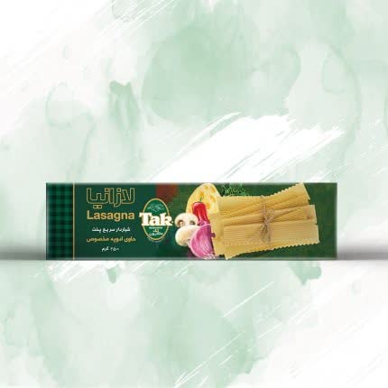 لازانیا 300گرمی (6کارتن 20 عددی)