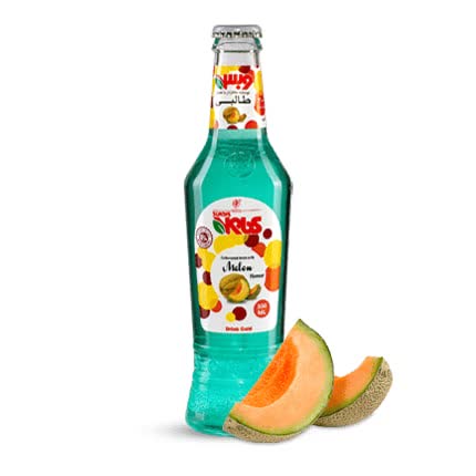 نوشابه گازدار باطعم طالبی شیشه ای 300CC وبس(23بکس 12عددی)