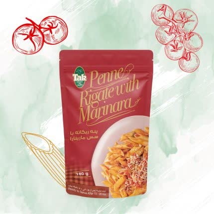 پاستا نیمه آماده پنه ریگاته با سس مارینارا (9کارتن 10 عددی)