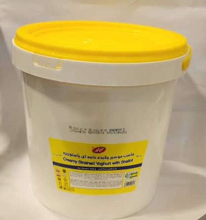 ماست چکیده موسیر پر چرب سطلی فله 9 کیلوگرمی