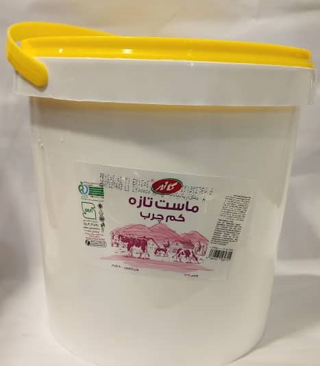 ماست تازه کم چرب 9 کیلویی فله 15% چربی