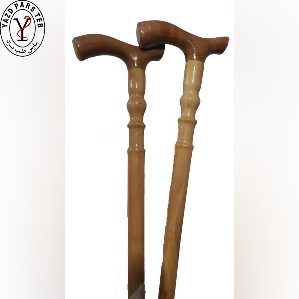 عصا چوبی تک گلدان گردو