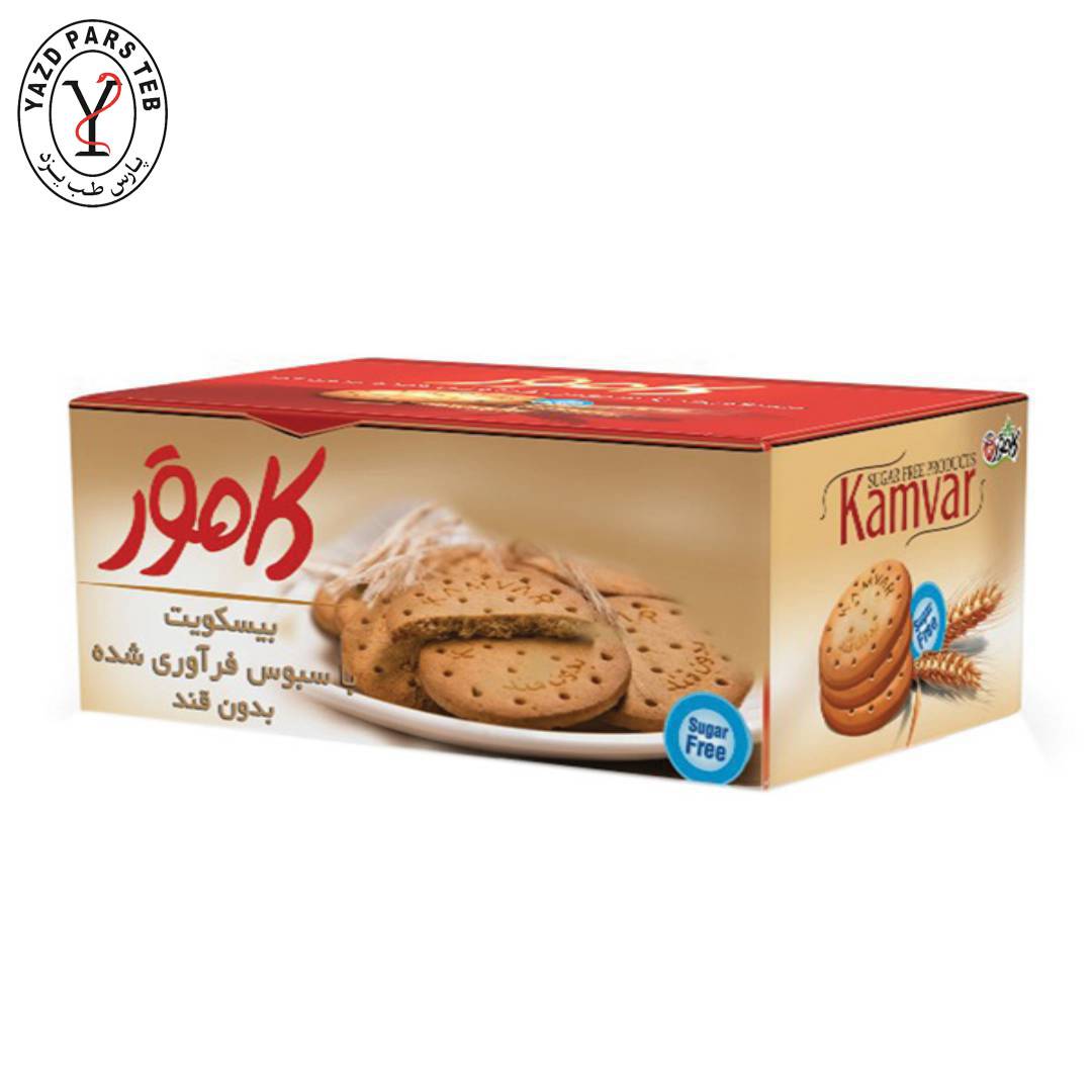 بیسکوئیت با سبوس 170 گرمی کامور