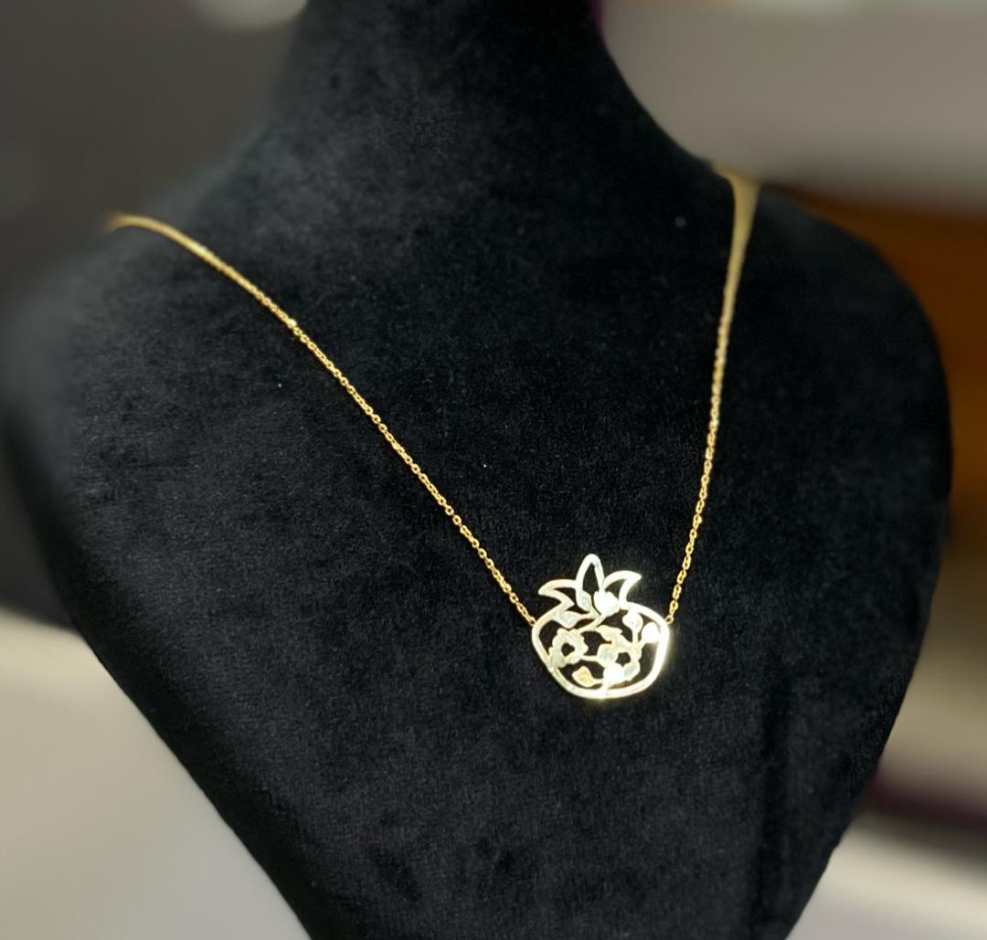 گردنبند طلا انار 180424