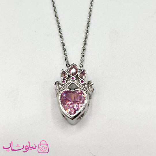گردنبند راپونزل دخترانه صورتی کد 85
