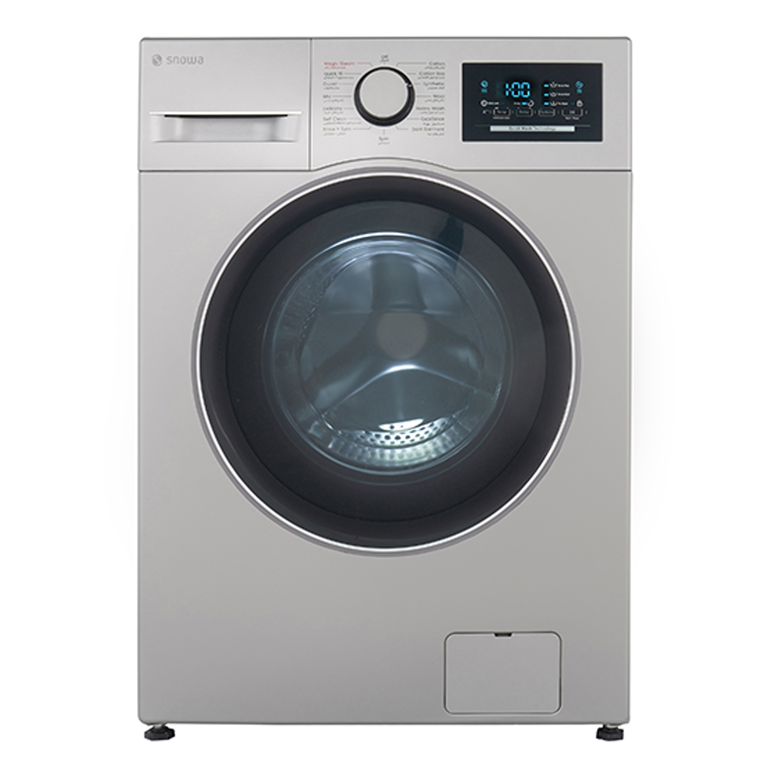 ماشین لباسشویی 8 کیلوگرم اتوماتیک اسنوا مدل SWM-A81S/ یونیک کالا
