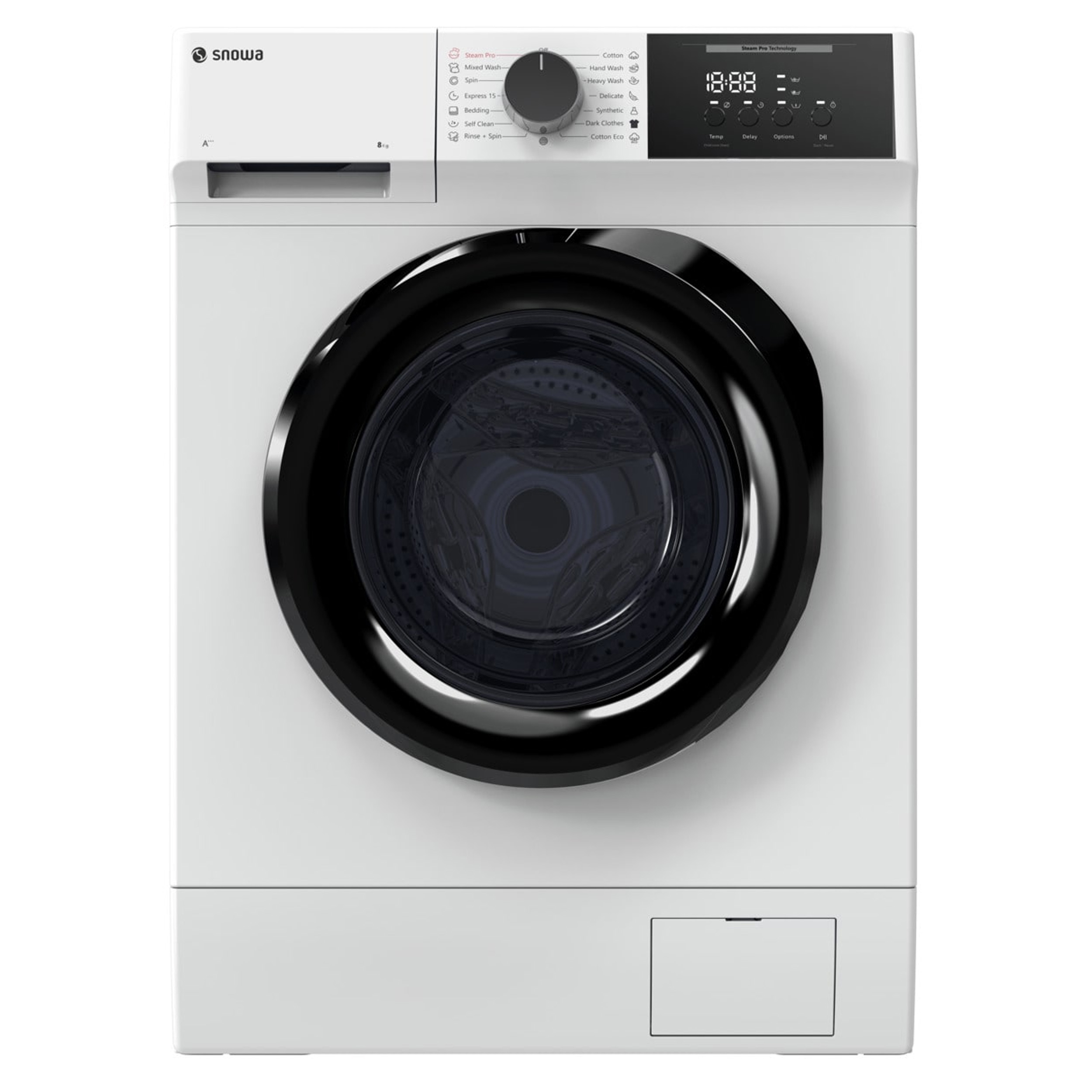 ماشین لباسشویی 8 کیلوگرم اتوماتیک اسنوا مدل SWM-C81W/ یونیک کالا