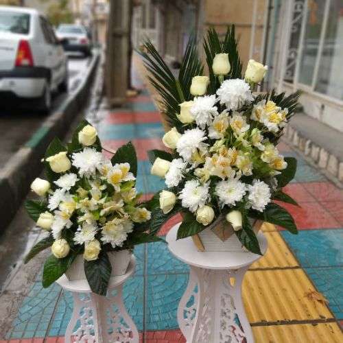 سفارش سبد گل برای مراسم ختم e152