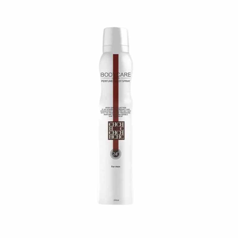 اسپری خوشبو کننده بدن مردانه بادی کر مدل سی اچ (Carolina Herrera CH) حجم 200 میلی لیتر