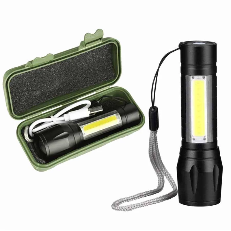 چراغ قوه شارژی 4 حالته اصلی