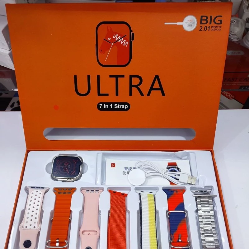 ساعت هوشمند TLTM-M26 + پک 7 بندی رنگی