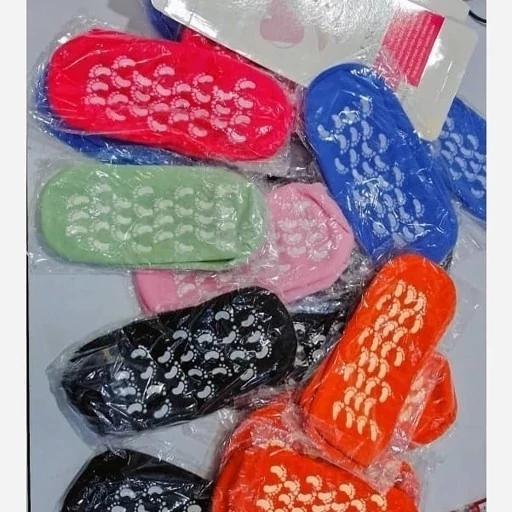 جوراب سیلیکونی پاپوش طبی مراقبت و ضد ترک پا Spa Gel Socks