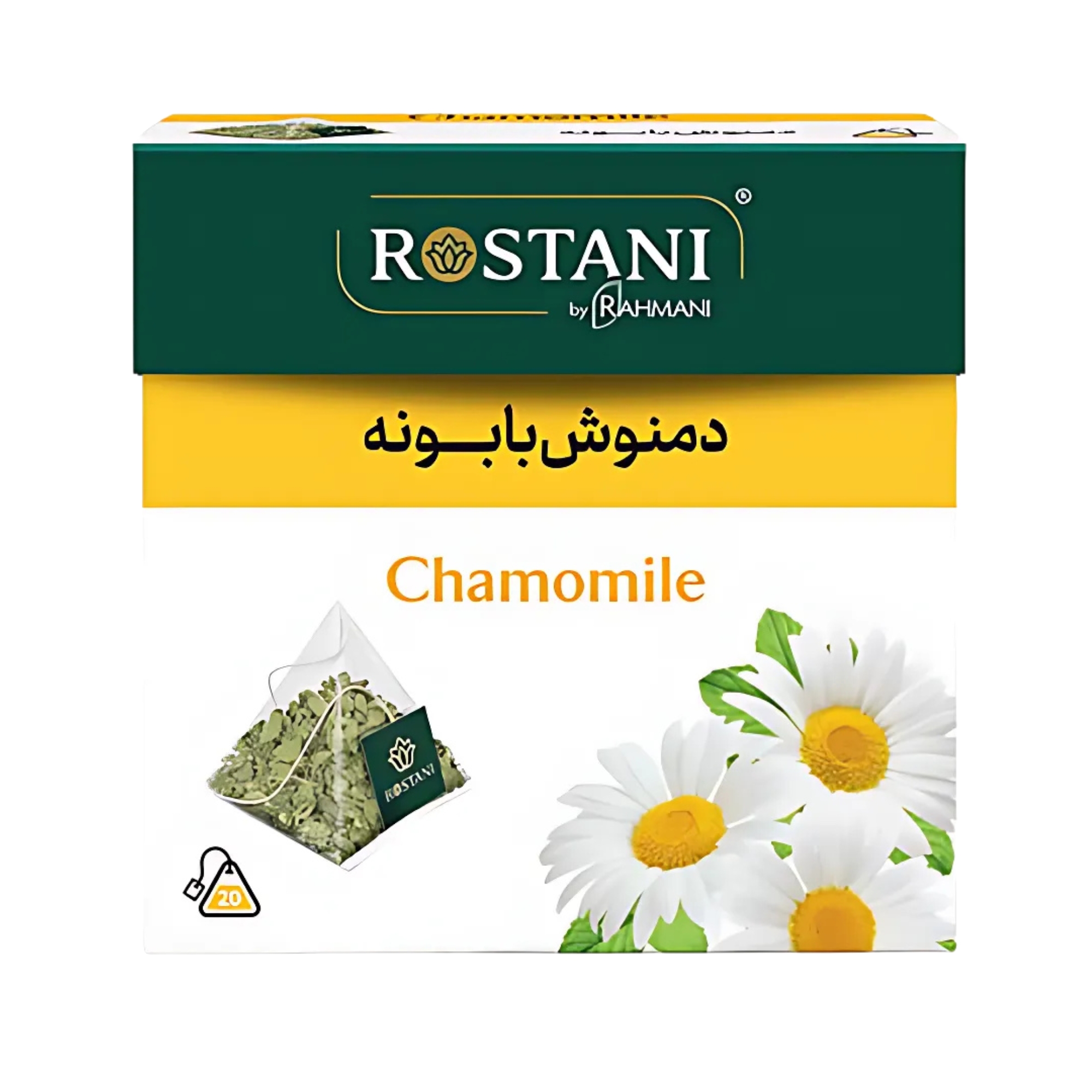 دمنوش مخلوط بابونه و نعنا فلفلی رستنی 20 عدد