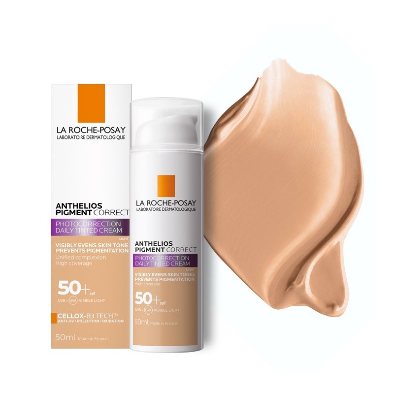 کرم ضد آفتاب رنگی +SPF50 آنتلیوس پیگمنت کارکت لاروش پوزای