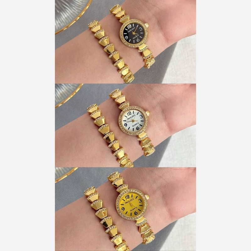 ساعت مجلسی زنانه و دخترانه فول نگین 