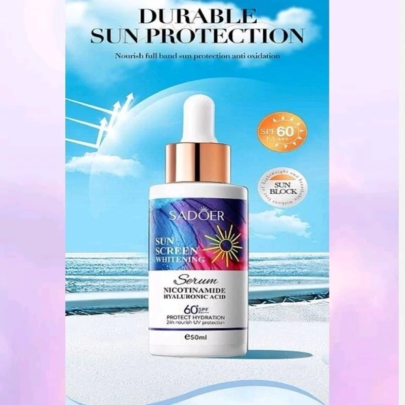 سرم ضدآفتاب و روشن کننده سادور spf60