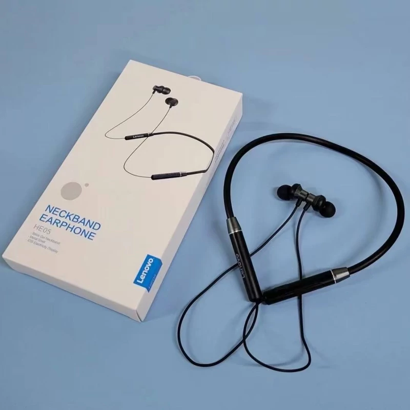 هدست بلوتوثی دور گردنی برند Lenovo اورجینال تست شده تضمینی 
