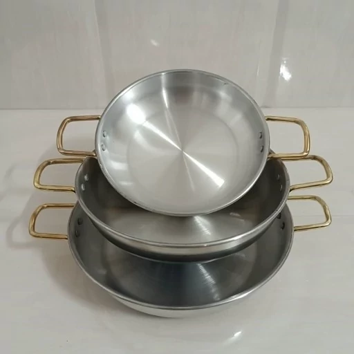 ماهیتابه روحی دو دسته ساده 3 عددی مینی