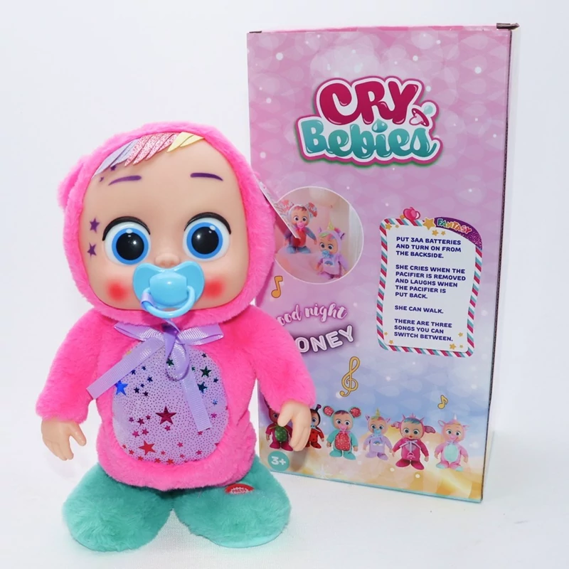 عروسک گریه کن و راه رونده کرای بیبی 30 سانتی مدل Cry Baby 1293
