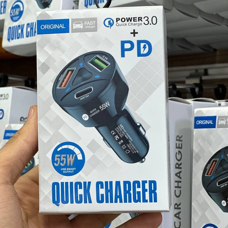 شارژر فندکی مدل PD-55w