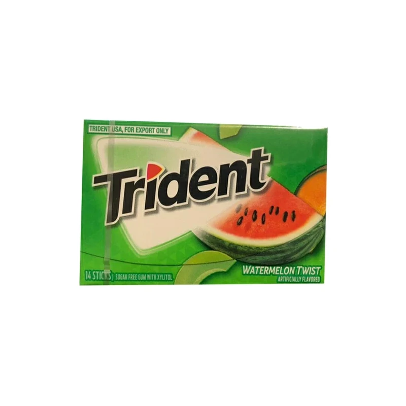 آدامس تریدنت مدل هندوانه  Watermelon Trident chewing gum