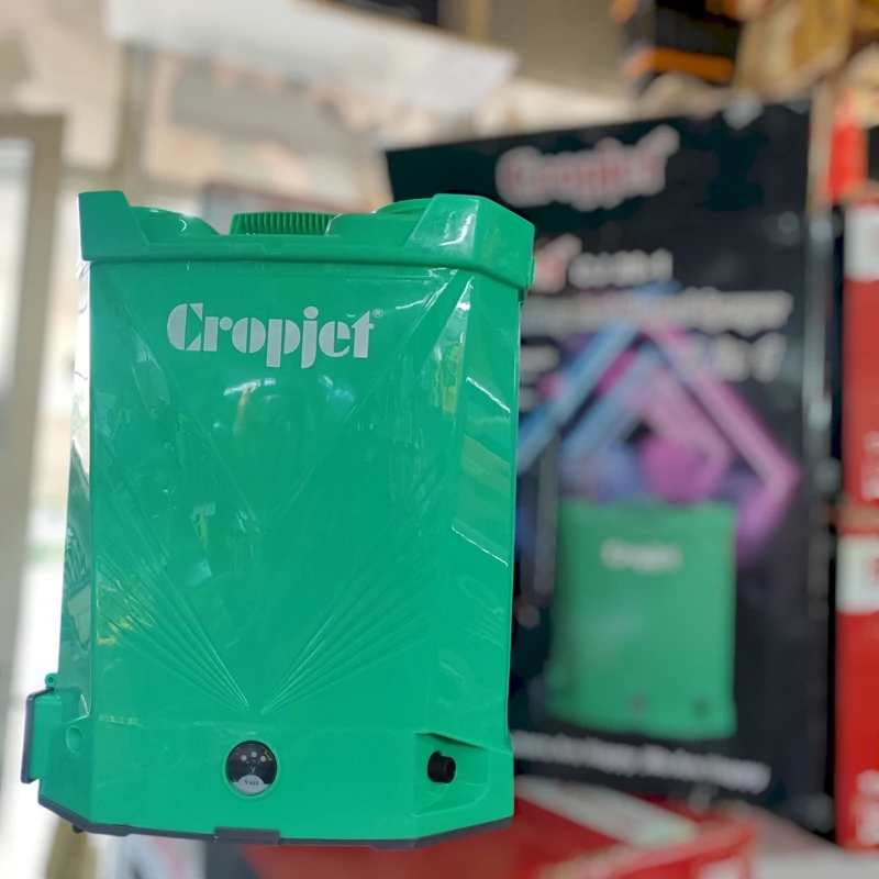 سمپاش 20 لیتری دو کاره وارداتی شارژی و دستی کراپ جت Cropjet  (فست شارژ) لانس استیل مدل Cj 20-1  مواد نو لوازم کامل