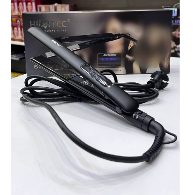 اتومو حرفه ای برند Hartec با یه بار اتو کشیدن موهای خود را شلاقی کنید صفحه باریک صفحه تیتانیوم صفحه نمایش دیجیتالی 230