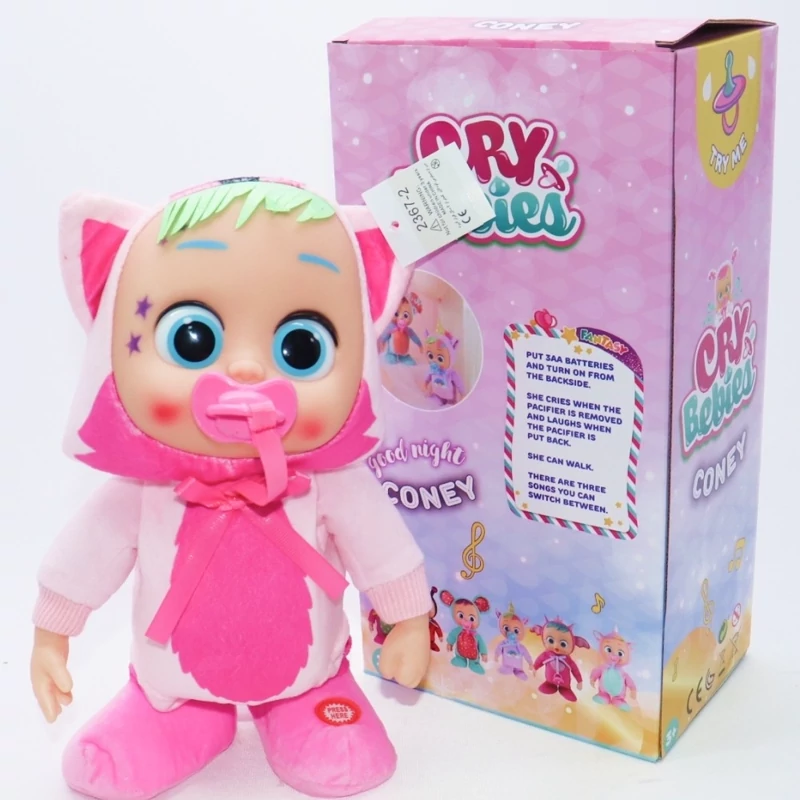 عروسک گریه کن و راه رونده کرای بیبی 30 سانتی مدل Cry Baby 1297