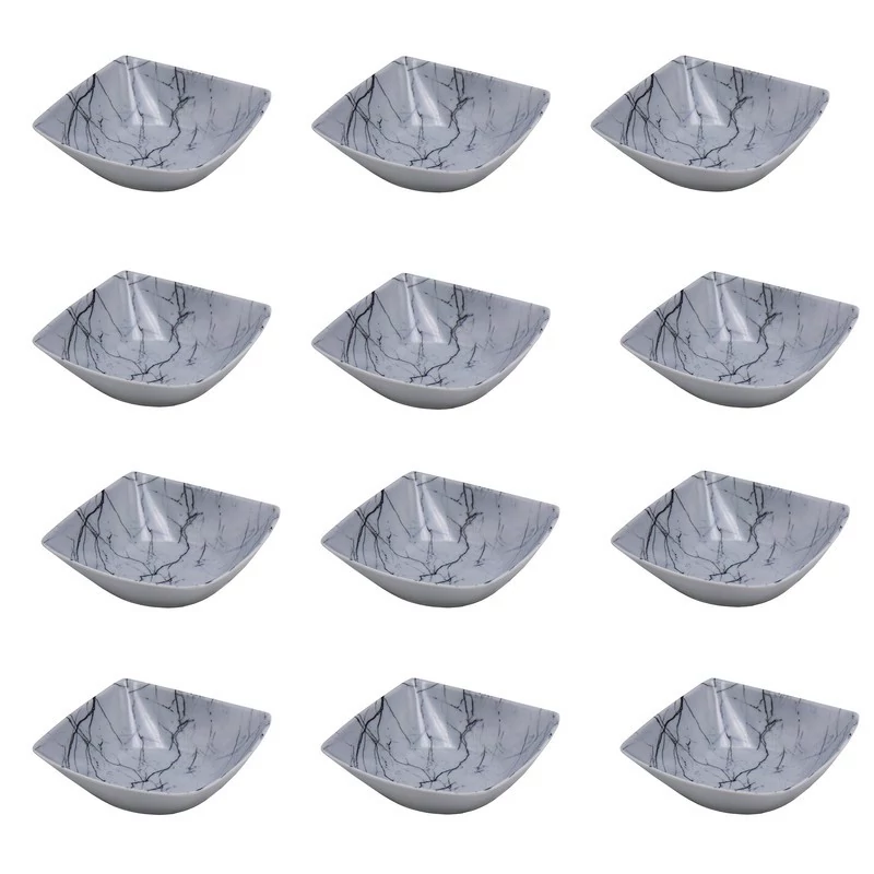 کاسه مدل مرمر کد YPM-TM-C617 مجموعه 12 عددی