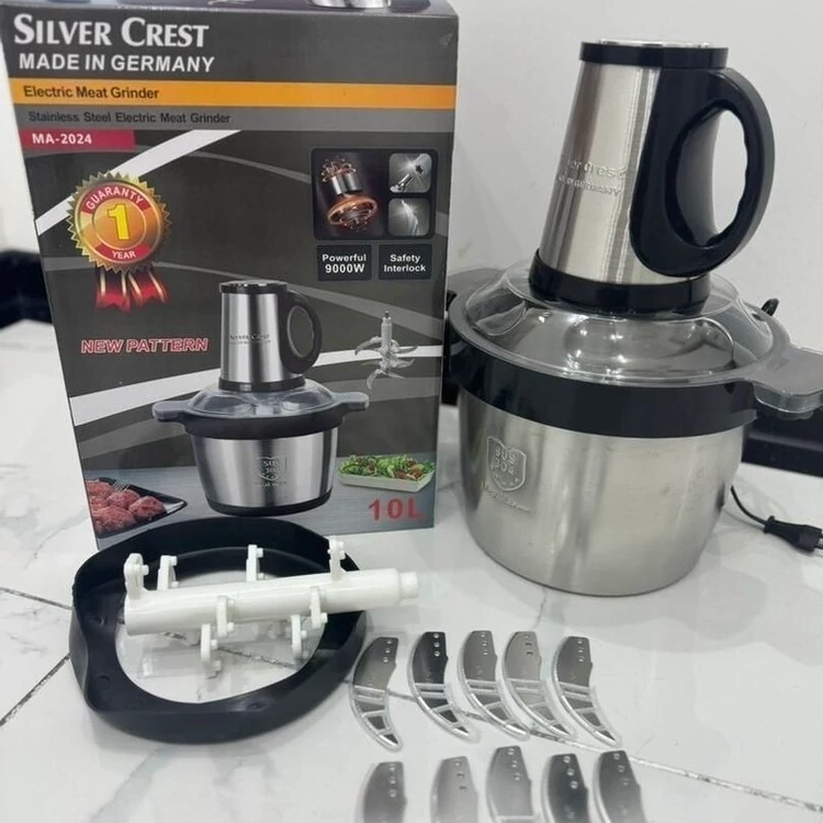 خرد کن قدرتمند 10لیتر سیلور کرست 2024 دارای 10تیغه