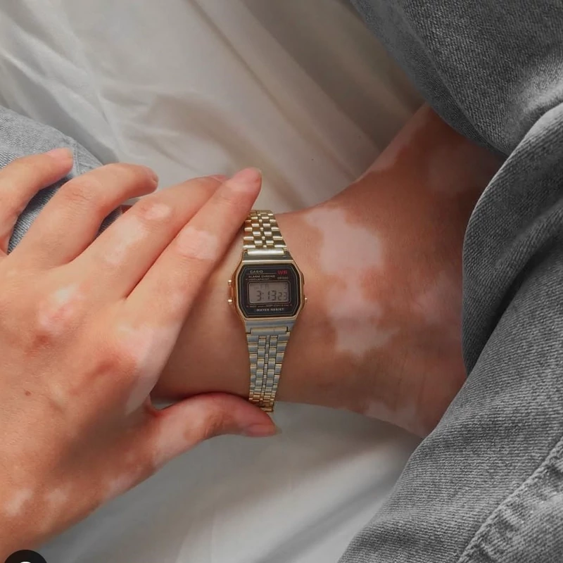 ساعت مچی زنانه کاسیو casio فلزی f-w91