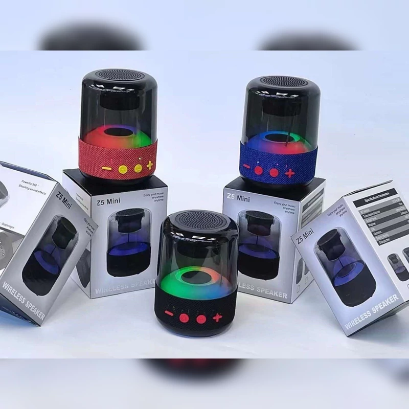 اسپیکرشارژی برندZ5 mini مشخصات محصول رقص نور دارفقط بلوتوث دار در 