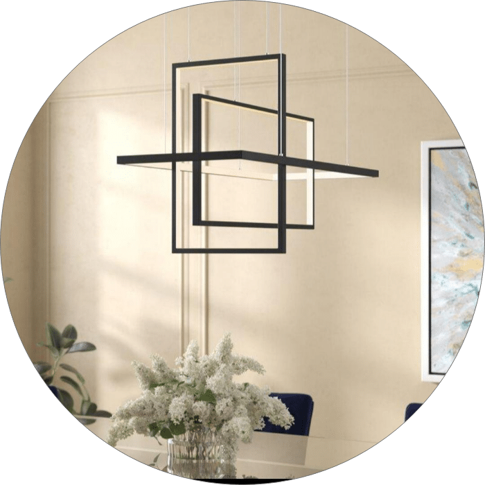 لوستر مدرن سقفی مستطیل کد0061