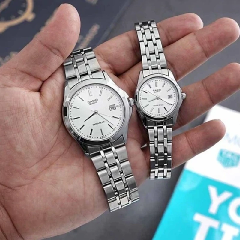 ساعت مردانه کاسیو Casio  نقره ای صفحه سفید