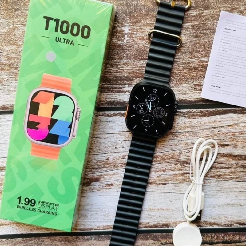 ساعت هوشمند مدل t1000 اصلی لیبل هفت رنگ اورجینال ارسال رایگان