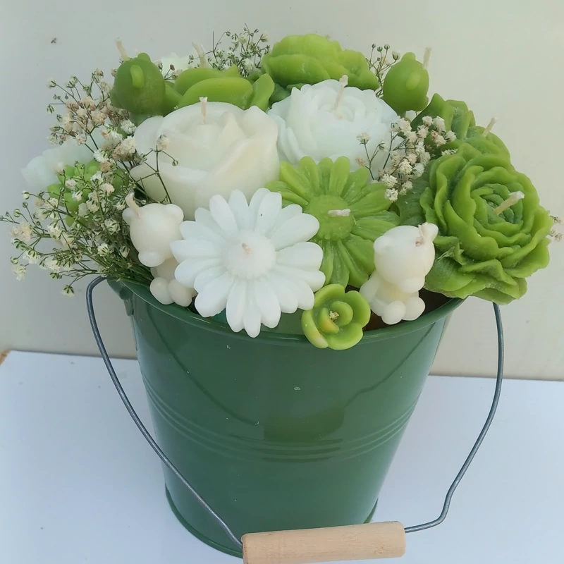 باکس گل شمع