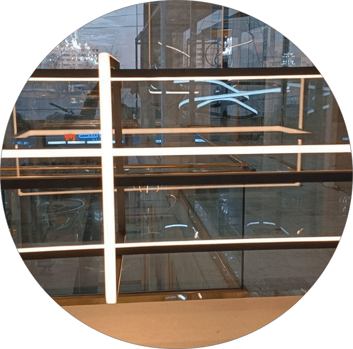 لوستر مدرن سقفی مستطیل سه طبقه بزرگ کد00150