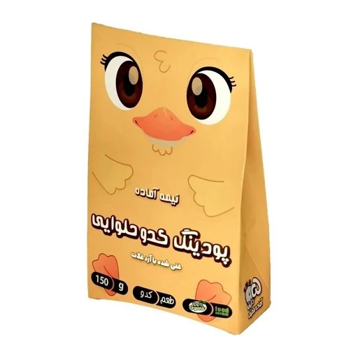 پودینگ نیمه آماده کدو حلوایی سپیدار 150گرم